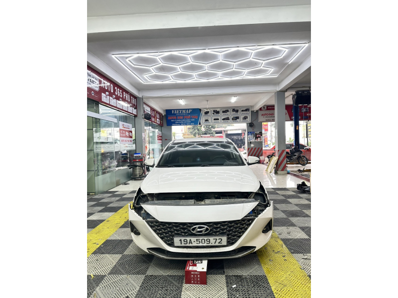 Độ đèn nâng cấp ánh sáng Bi led xlight V20 new tăng sáng cho Hyundai Accent